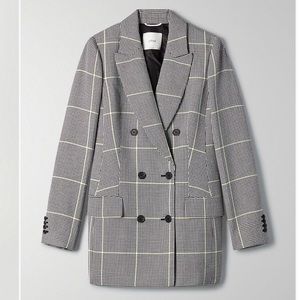 NWOT- Aritzia Wilfred Margaux Houndstooth Blazer